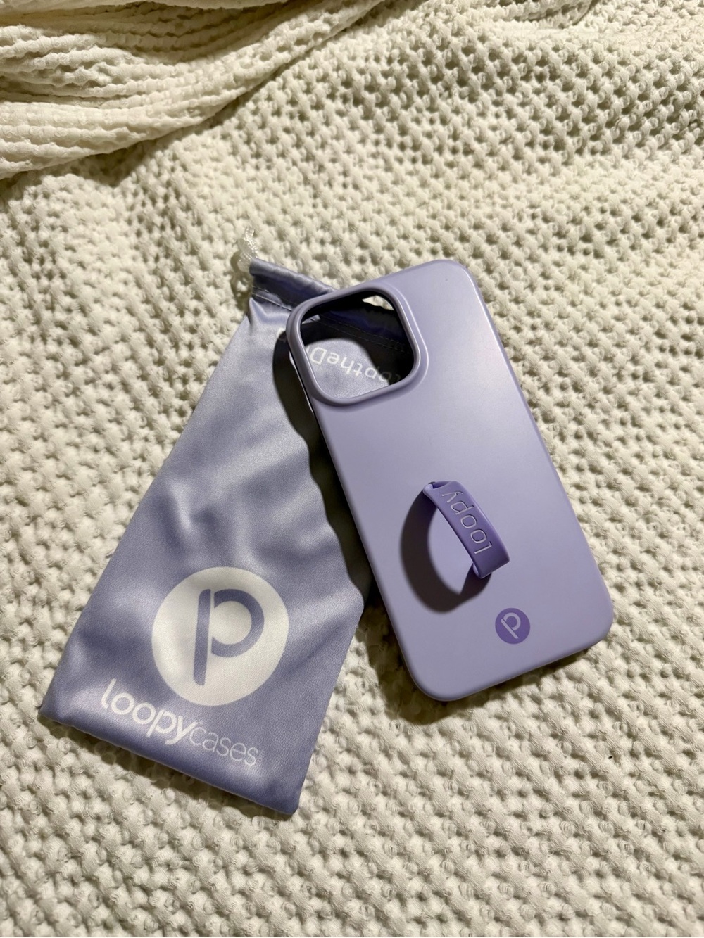 Loopy Case Lavender Purple Phone Case with Built-in Loop